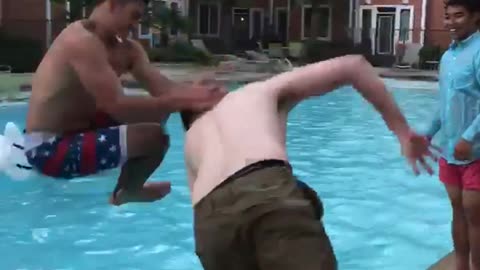 Rko fail next to pool