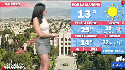 Spanish Weather Girl sexy