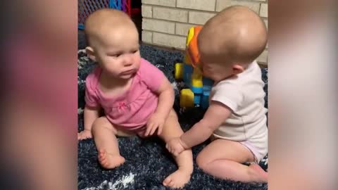 FUNNY TWINS BABY ARGUING OVER EVERYTHING # 10 | Funny Babies and Pets