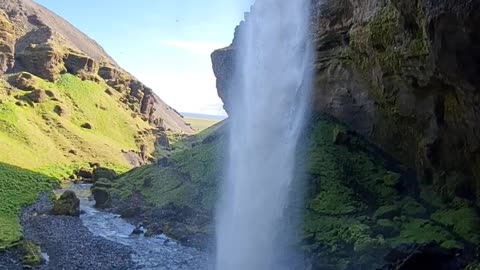 Beautiful unknown waterfall in iceland!!!