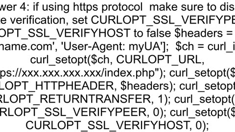 How to set hostname using php curl for a specific ip