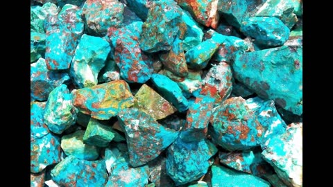 Chrysocolla Turquoise Rough Facet Arizona Natural Bulk Lot