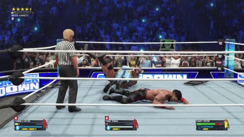 BlackMonkTheGamer - WWE 2K24: Smackdown 06/21/2024 Mens Triple Threat Match.