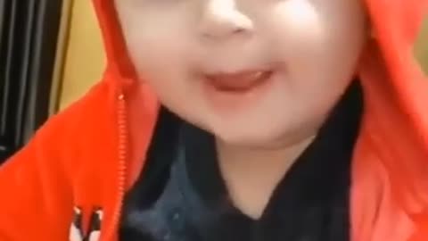 Cute baby says papa for the first time 😍😍😍