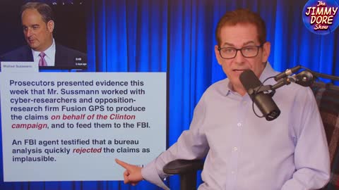 Jimmy Dore: Hillary Approved Phony Trump-Russia Hoax Says Campaign Manager