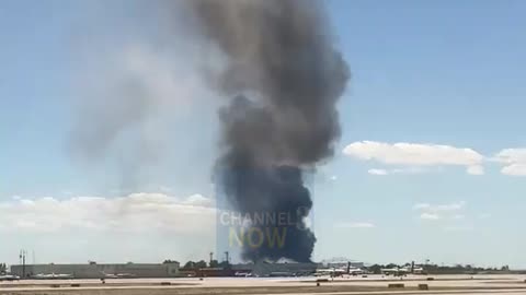 Military F-35 fighter aircraft crashed at Albuquerque International Airport