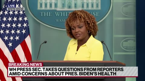 White House press secretary addresses Biden health concerns