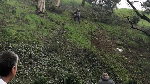 Plane Fuselage Lands in Suburban Backyard