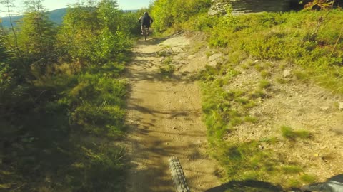 Amateur riding in a BikePark 😎🚵⛰️ Bikepark Tanvaldský Špičák BlueTrail