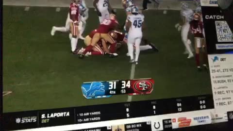 Detroit Lions loss San Francisco 49ers win