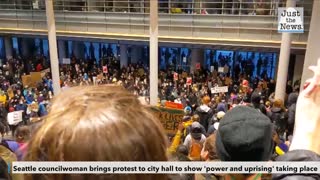 Seattle councilwoman brings protest to city hall