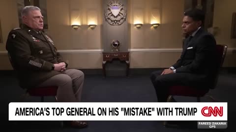 Gen. Mark Milley on a 'mistake' he made with Trump