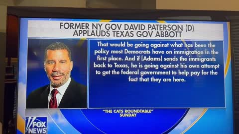 David Patterson on Migrants to New York