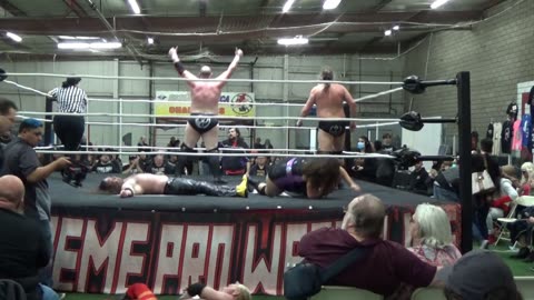 SPW tag team action: MMA vs The Honor Society