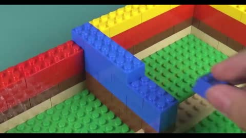 Lego apartment wall I choose yellow