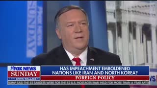 Pompeo gives Wallace an epic response to impeachment question