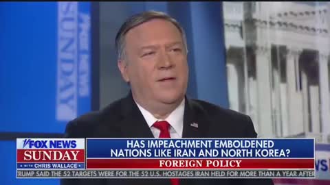 Pompeo gives Wallace an epic response to impeachment question