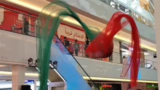 Beautiful Art Installation in Dubai Mall