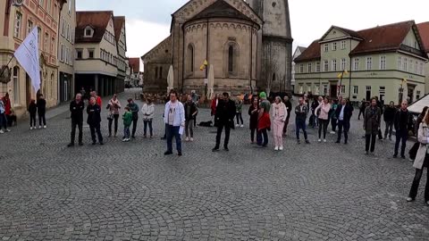 Mahnwache Nr. 134 in Schwäbisch Gmünd am 12.04.2022