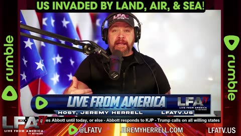 US INVADED BY LAND, AIR, & SEA!