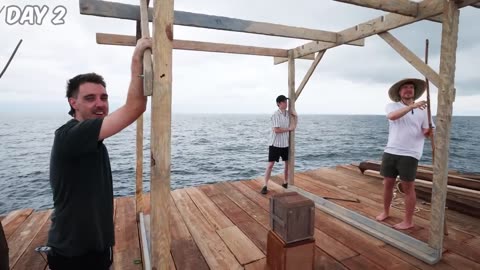 Mr. Beast 7 days stranded at sea