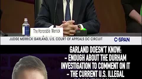 GARLAND SAYS HE 'DOESN'T KNOW' A LOT DURING MONDAY'S HEARING!