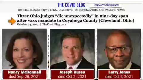 These three judges in Ohio died about nine days after taking vaccine