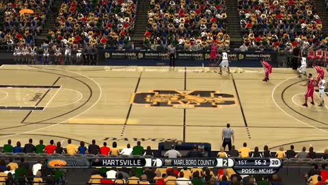 South Carolina High School Basketball NBA 2K14 PC: Marlboro County vs Hartsville