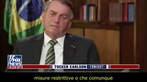 Il presidente Bolsonaro intervistato da Tucker Carlson FoxNews