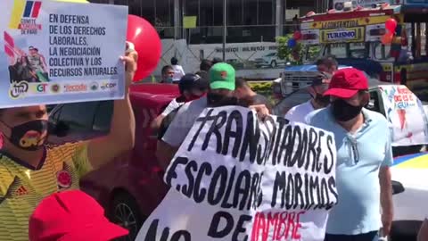 Jornada de protestas en Bucaramanga