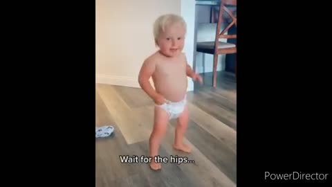 Adorable Toddler dancing his heart out