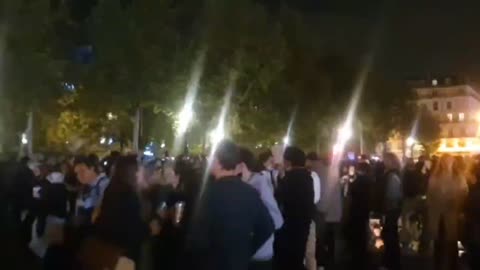 French singing "Behead Macron"