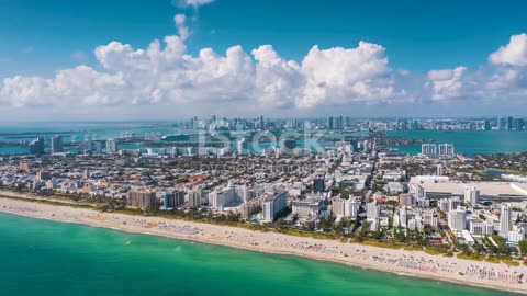 Miami Bliss: A 4K Aerial Journey through the Vibrant Miami Beach