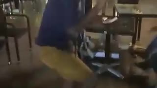 Young Boy Perform Fun Dance In Hotel