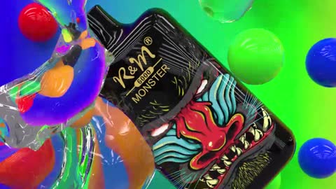 R&M monster 6000 puffs, good as elf bar vape device