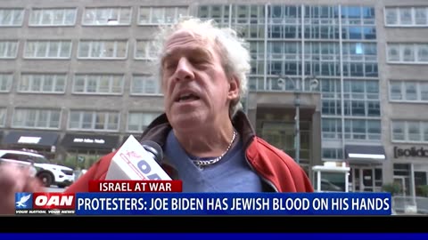 Protesters: Joe Biden Has Jewish Blood On His Hands