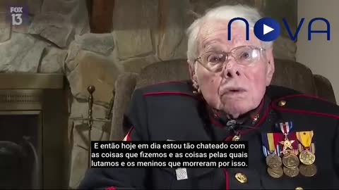 “Este não é o país pelo qual lutamos” - veterano com 100 anos em lágrimas