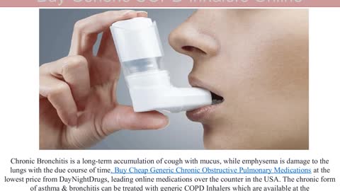 Generic COPD Inhalers Online