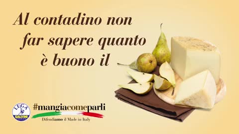 🔴 #MANGIACOMEPARLI, la Lega a difesa del MADE in ITALY.