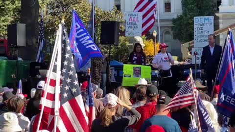 StopTheSteal _ California State Capitol Protest Sacramento, CA Week 4 November 28, 2020 IMG 2809