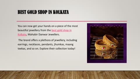 Best Jewellery Shop in Kolkata