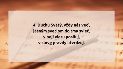 Duchu Svätý, zostúp k nám