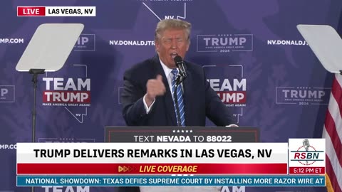 FULL SPEECH: President Donald J. Trump Holds Caucus Rally in Las Vegas - 1/27/24