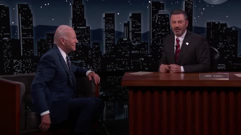 Biden Mumbling On Kimmel