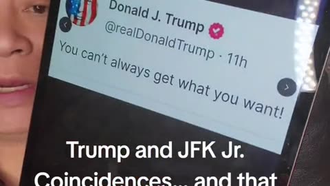 GENE HO~TRUMP AND JFK JR COINCIDENCES AND THAT ICONIC SONG HMMM!