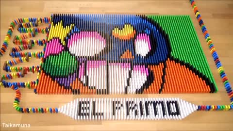 BRAWL STARS MADE WITH 35,000 DOMINOES [VERY INSANE!]