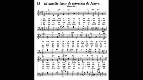 El amable lugar de adoración de Jehová (Canción 93 de Canten Alabanzas a Jehová)