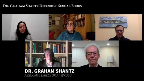 WRDSB Dr. Graham Shantz Defends Explicit Books in "Expert Panel" Discussion