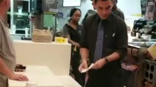 Fast Food Worker Assaulted over Straw