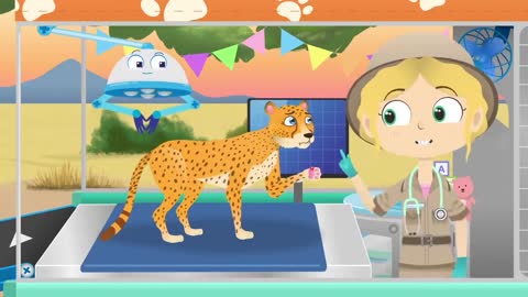 Asha The Cheetah _ Dr Poppy on Safari _ Animal Cartoons for Children